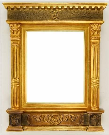 SA-25 金 SM (227×158mm) 祭壇装飾油彩額縁 手彫り 水箔 アクリル板