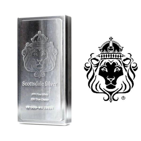 KOMSCO 銀製 3oz 鷲と虎のSilver bar KOMSCO 銀製 3oz 鷲と虎のSilver
