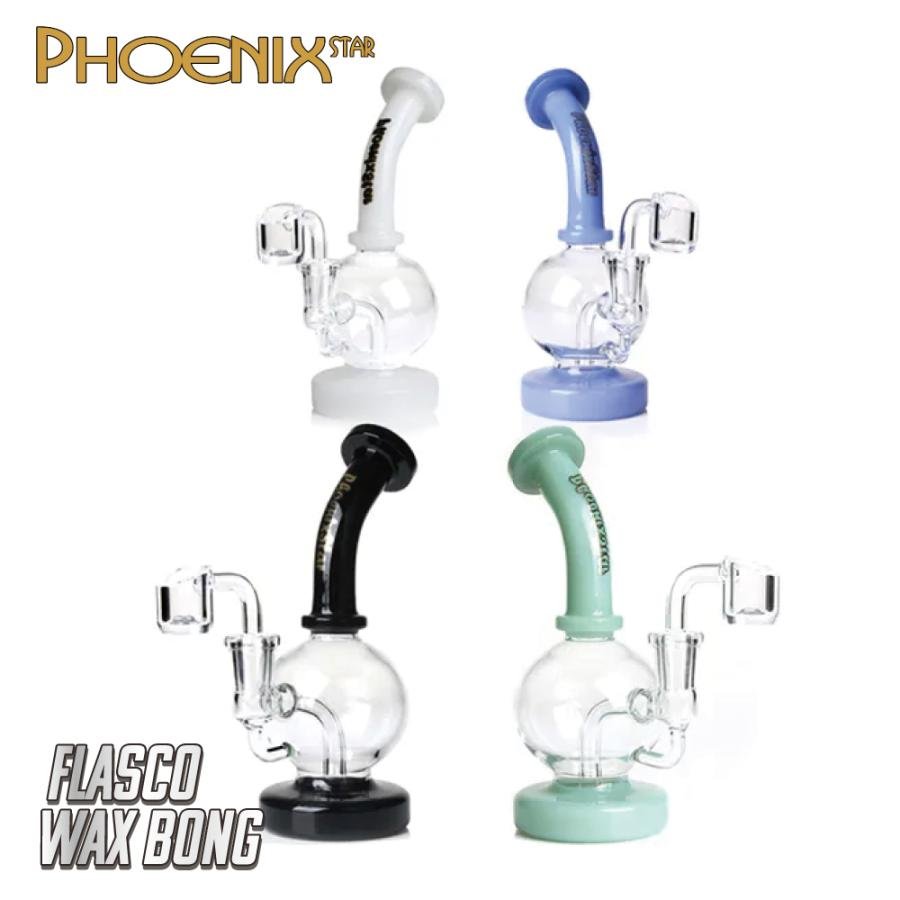 喫煙具 ガラスボング ワックス兼用 PHOENIX STAR フラスコワックス