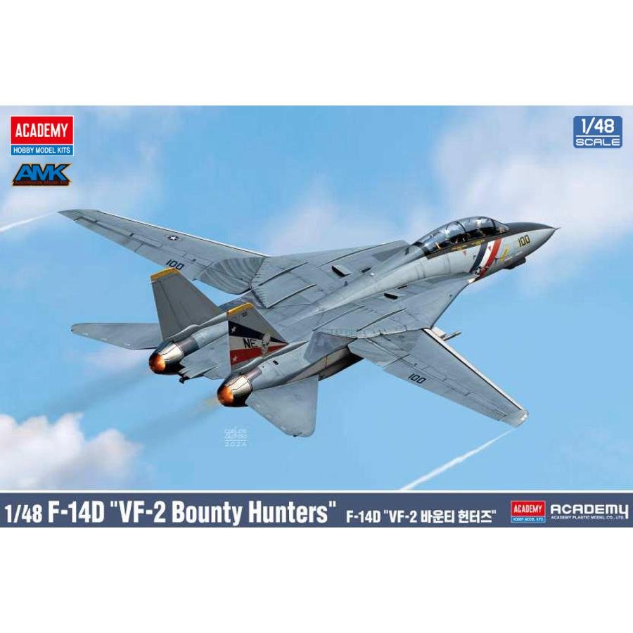 送料無料◇アカデミー 1/48 F-14D スーパートムキャット “VF-2