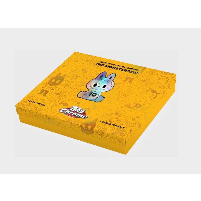 予約商品】2025 Topps Chrome Labubu 10th Anniversary Box 1ボックス