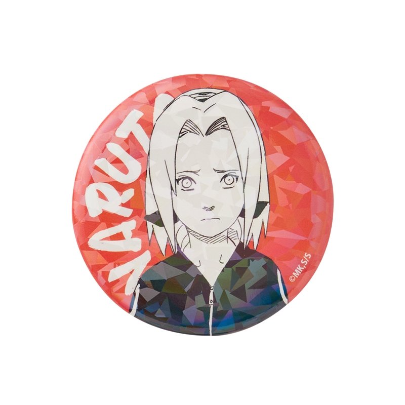 NARUTO J-WORLD 絆 缶バッジ 春野サクラ J-WORLD NARUTO 絆 うちはサスケ&
