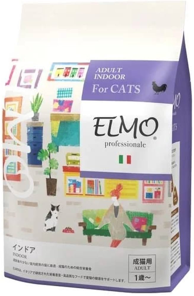 Amazon | エルモ プロフェッショナーレ キャットフード インドア 400g