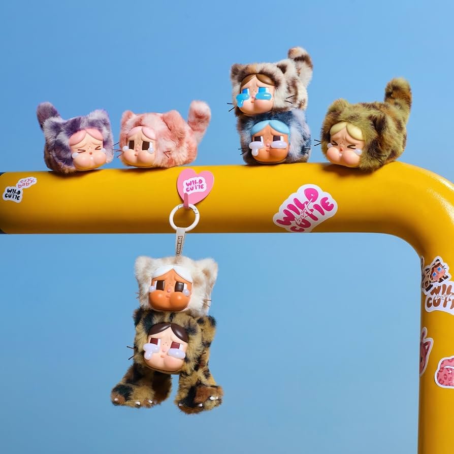 Amazon.com: POP MART Crybaby Wild but Cutie Series - Vinyl Plush