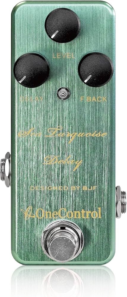 Amazon.com: One Control Sea Turquoise Delay Effects Pedal
