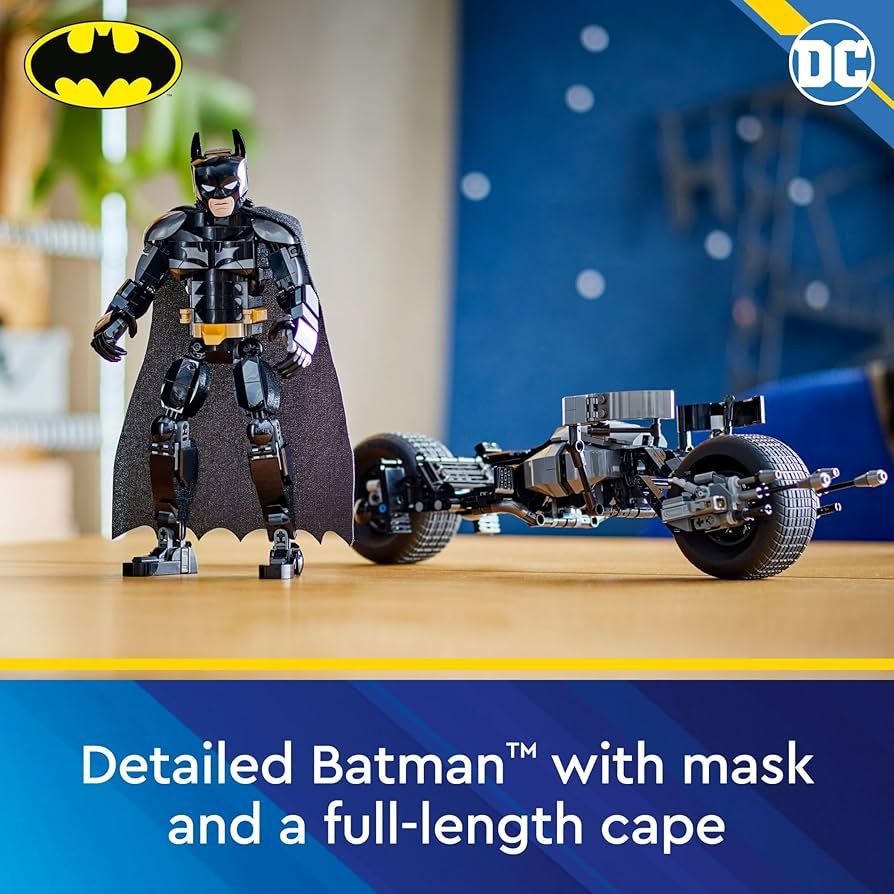 Amazon.com: LEGO DC Batman Construction Figure & The Bat-Pod Bike