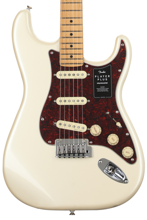 Fender Player Plus Stratocaster Electric Guitar - Olympic Pearl