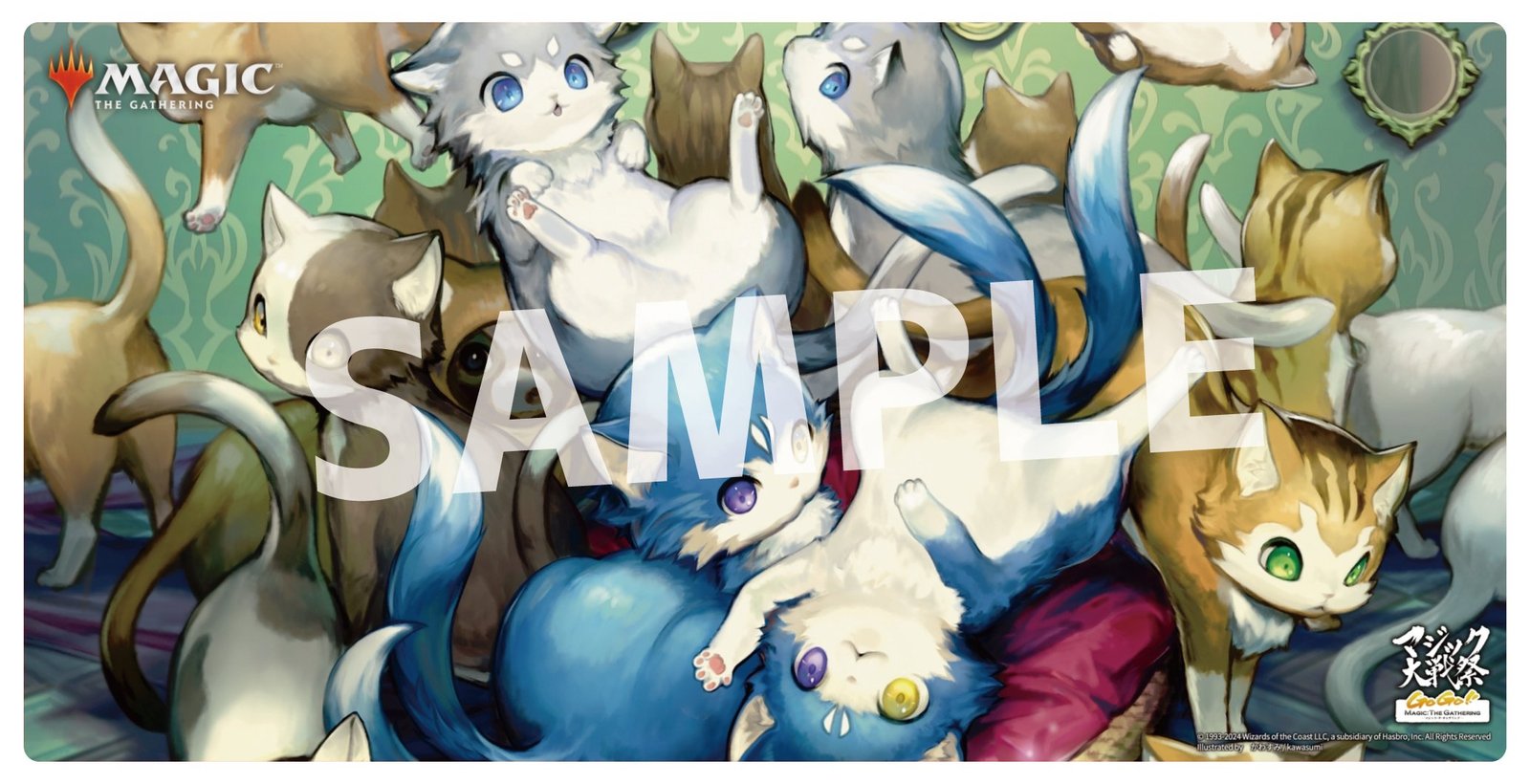 マジック大戦祭 プレイマット モーグリ MTG FF マジック大戦祭 プレイ