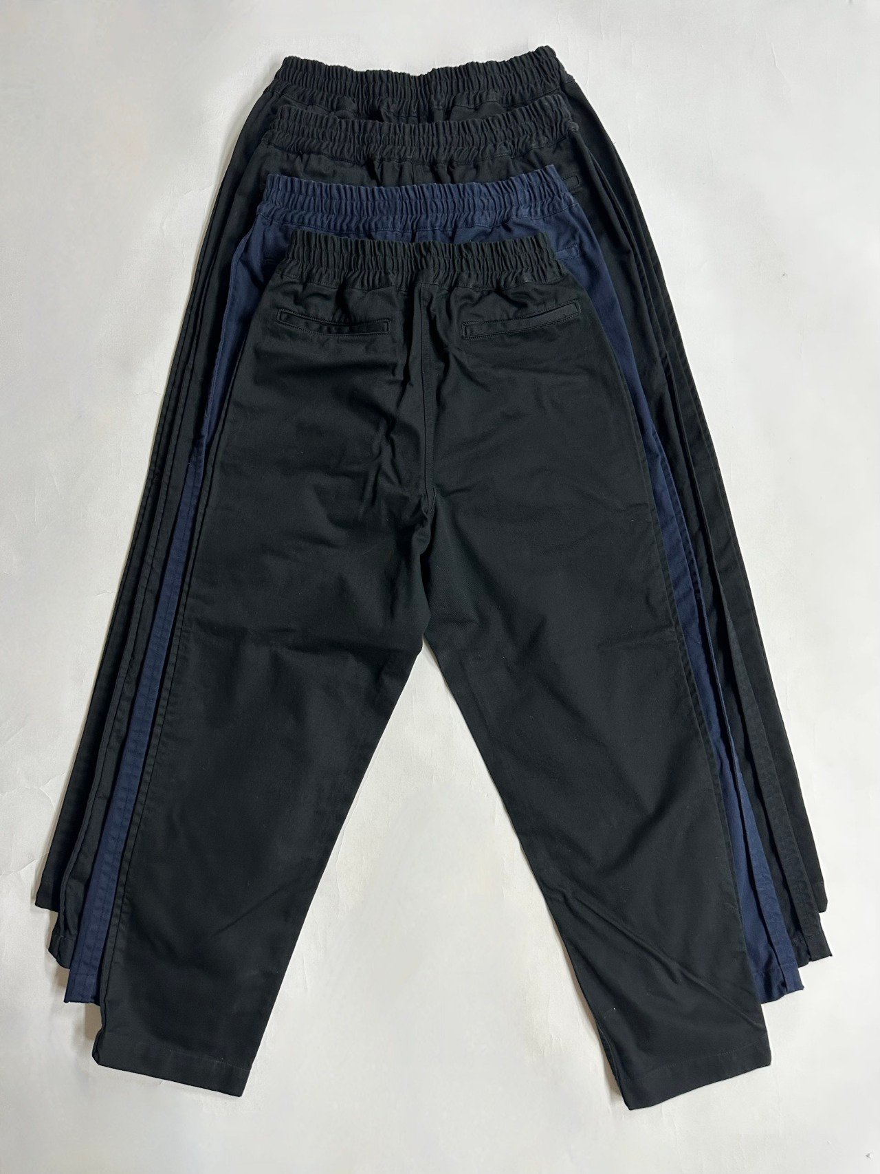 完売 sans limite ゴムパンツ チノ ブラック 0
