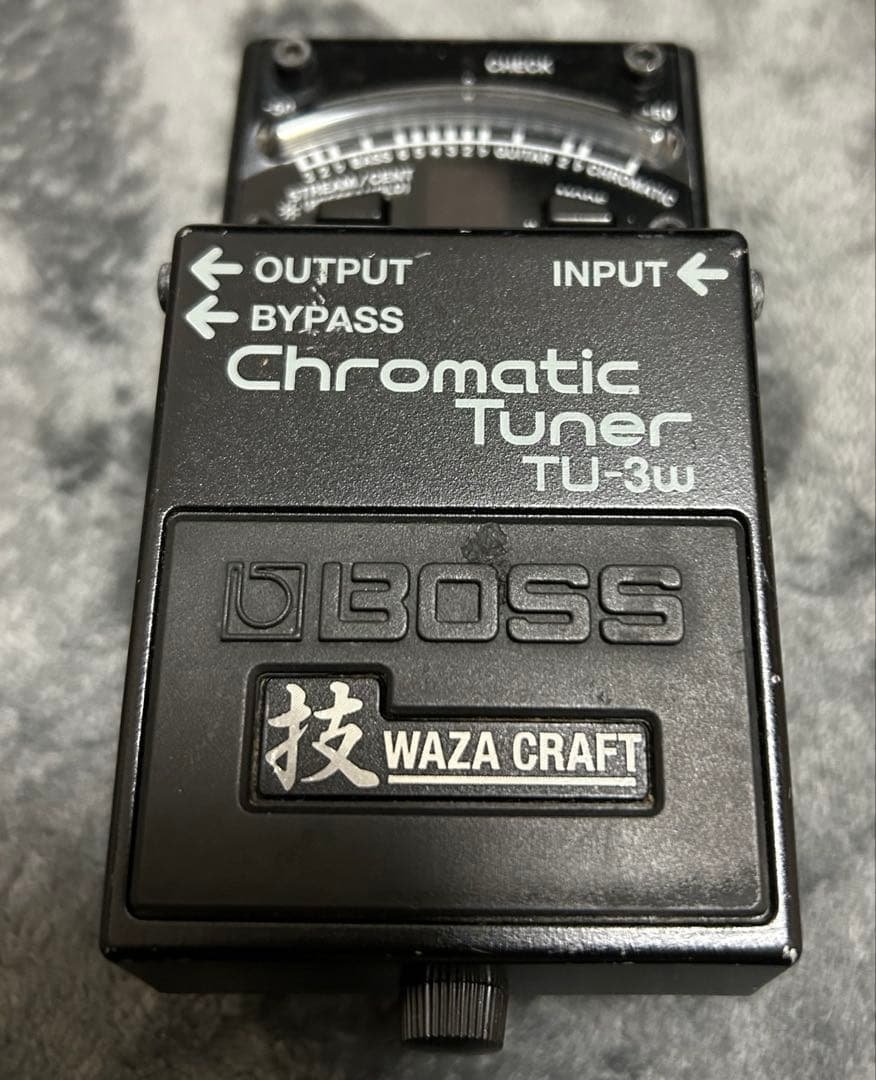 BOSS TU-3 WAZA ペダルチューナー BOSS TU-3W (J) Chromatic Tuner ペダルチューナー 銀ネジ 日本製 技