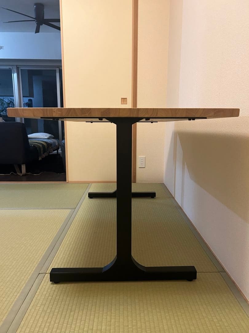 kanademono ダイニングテーブル ラバーウッドA 140×80