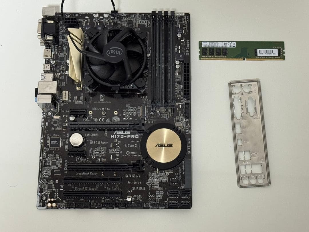 s*u様 ASUS H170-PRO マザー + i7-6700 + メモリ8G For ASUS H170 PRO GAMING LGA1151 DDR4 ATX Motherboard Tested | eBay