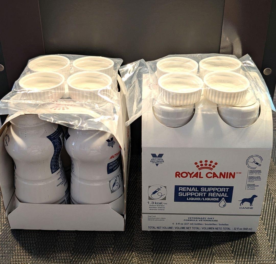 ロイヤルカナンリキッド　腎臓リナール　犬用　 237ml×4本 2セット 楽天市場】ロイヤルカナン 食事療法食 犬用 腎臓サポート リキッド