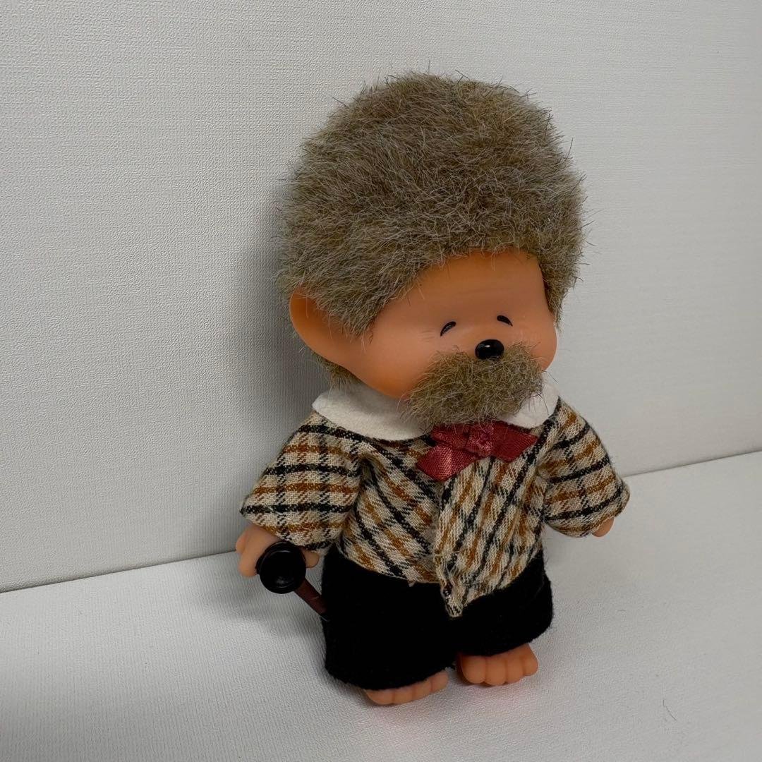 80年代 ソフビ グミ モンチッチ おじいちゃん　monchhichi 584