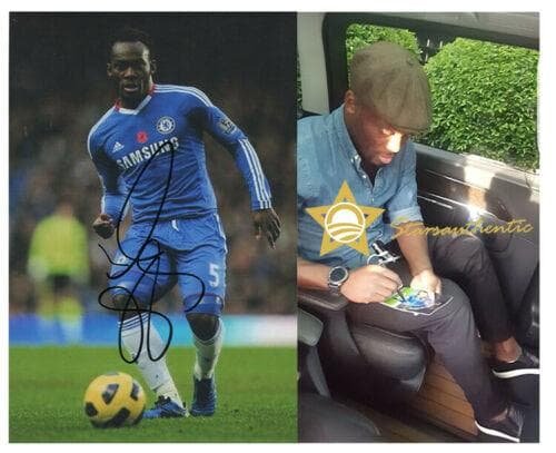 直筆サイン入り写真 マイケル・エッシェン チェルシーFC SA鑑定済 直筆サイン入り写真 マイケル・エッシェン チェルシーFC SA鑑定済