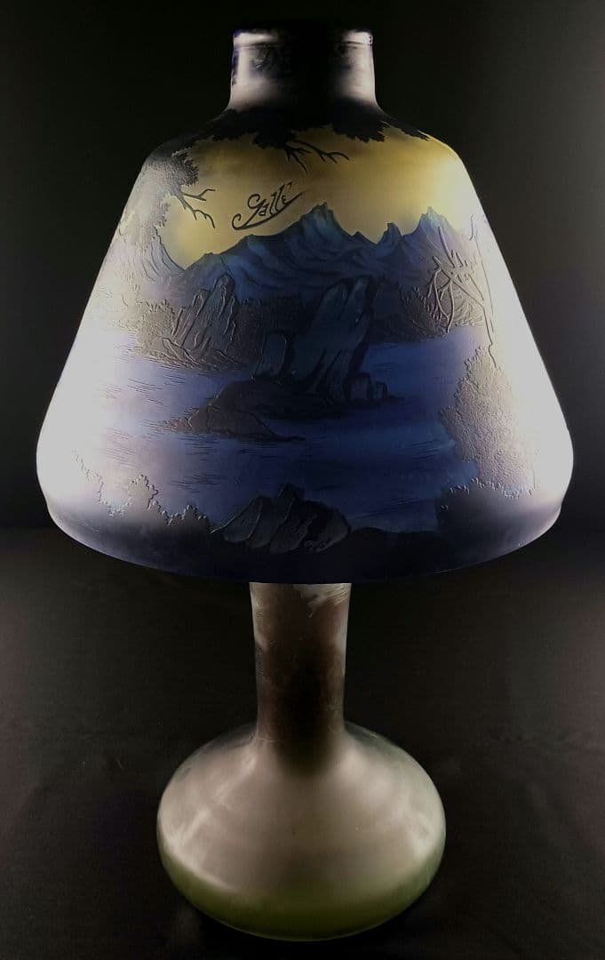 専用Y2793 エミールガレ ランプ型置物 大型 高さ58.5㎝ Y2793 エミールガレ ランプ型置物 大型 高さ58.5㎝