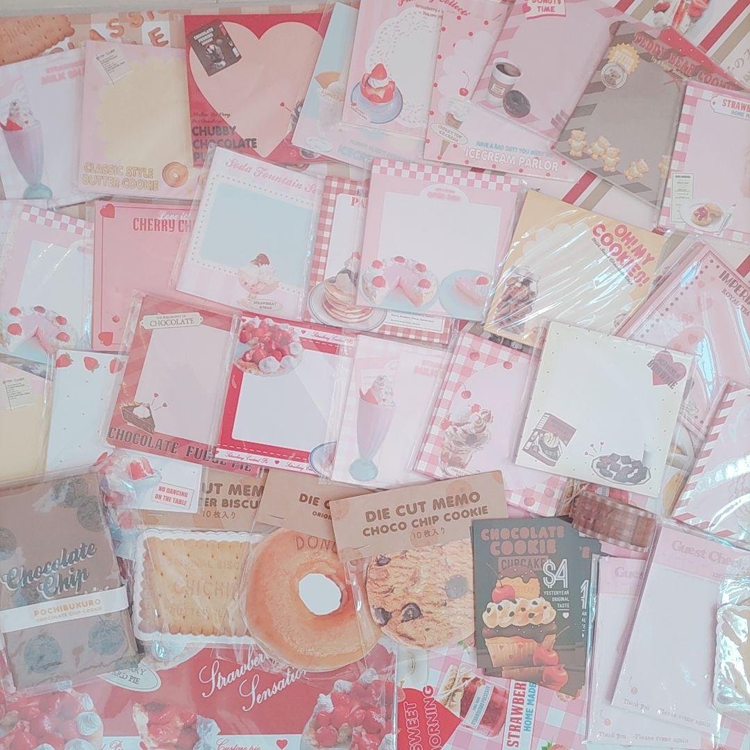 CHICHIPI様♡スイーツ柄メモ♡大量❣️まとめ売り メモ デザインペーパー