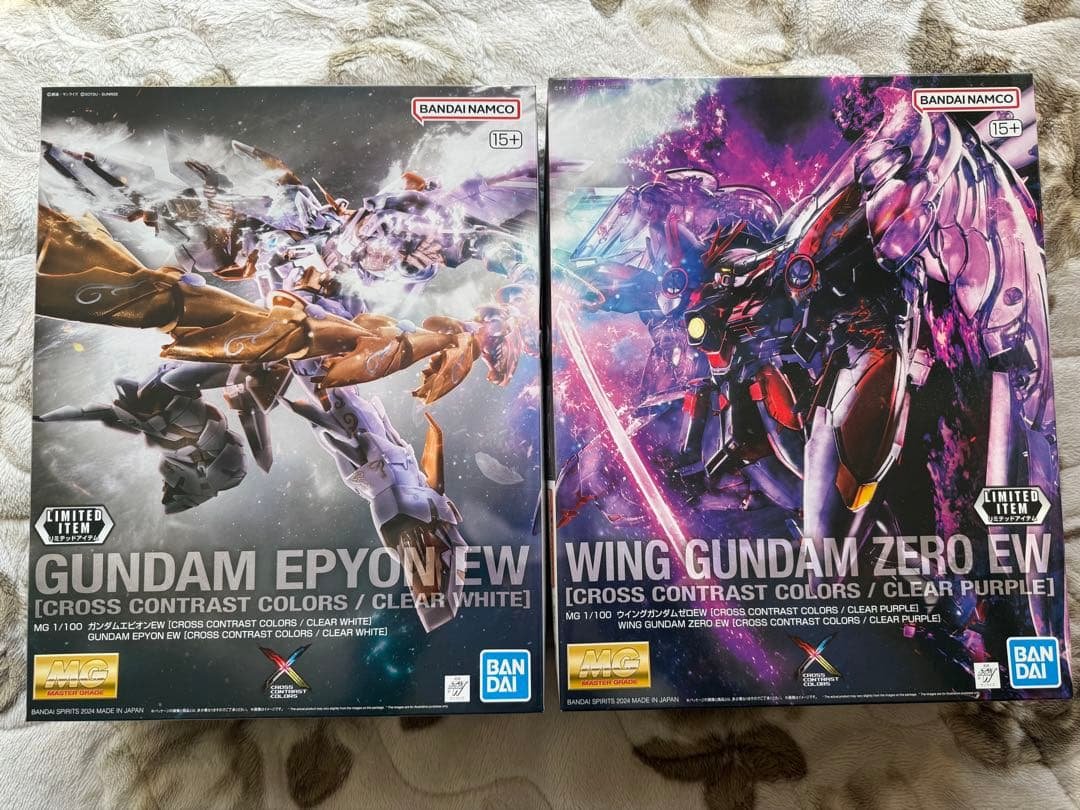 MG ウイングガンダムゼロEW 、ガンダムエピオンEW クロスコントラストカラー
