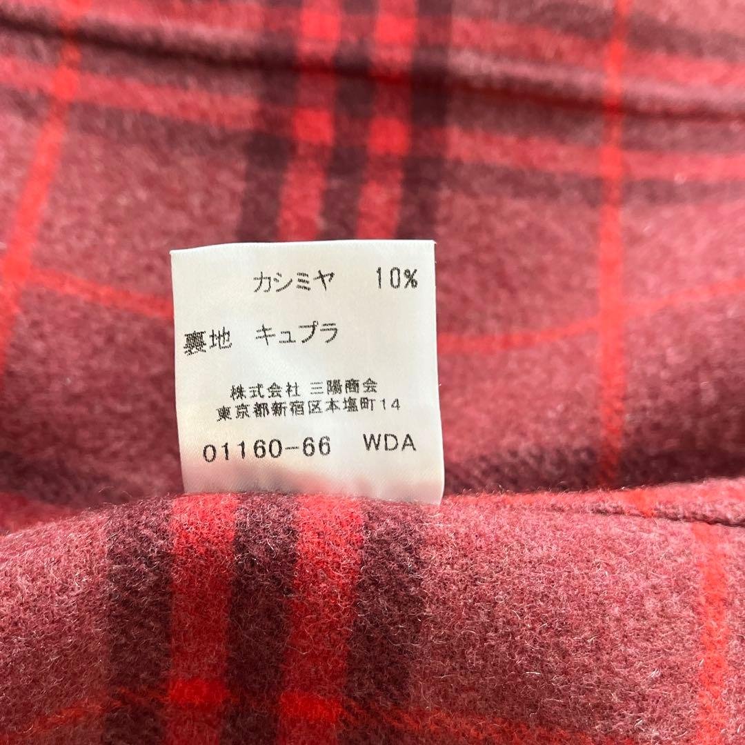 バーバリーロンドン カシミヤ チェスターコート チェック 40