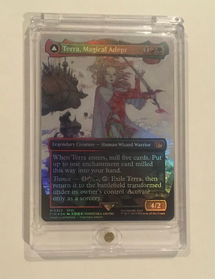 MTG FF 魔導戦士、ティナ foil 英語版 t*o様 希少 mtg 魔導戦士、ティナ 英語 拡張FOIL FF MTG FF