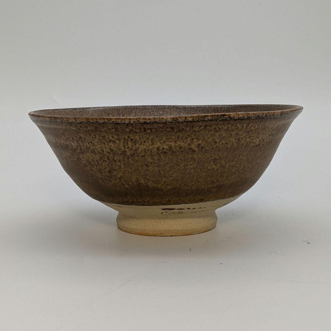 小倉円平 円平焼 金結晶茶盌 共箱共布栞 抹茶碗 抹茶茶碗 茶道具 小倉圓平