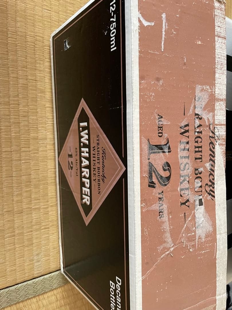 I.W.HARPER 12年IWハーパー12年 6本 750ml ハーパー12年 数量限定