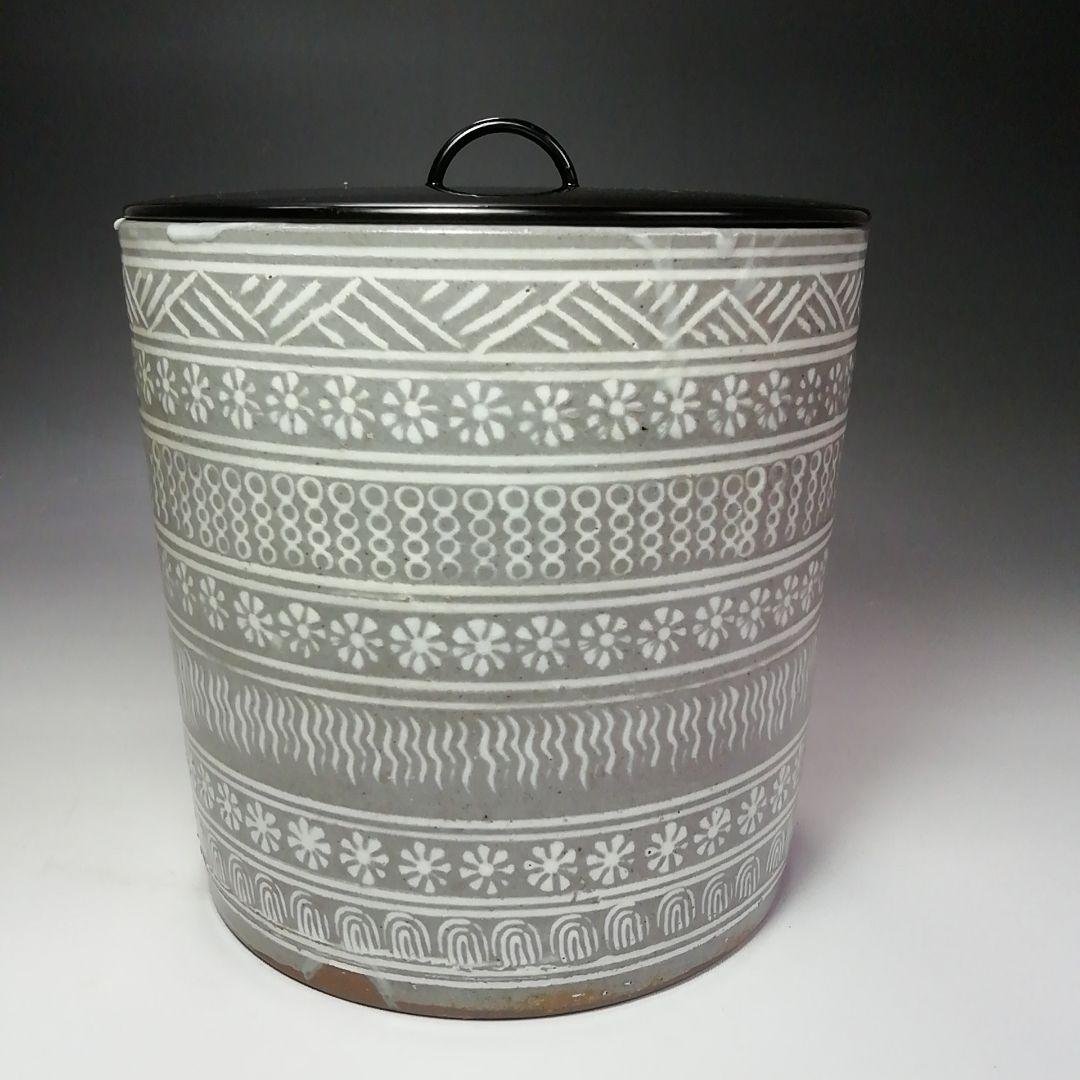 S640 水指 『三島』『一重口』『山本太仙作』 共箱 茶道具の通販