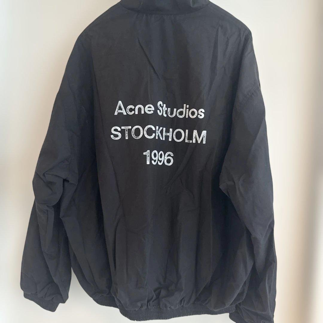 新品未使用 Acne Studios ジャケット 1996 サイズ44 Acne Studios - Washed logo jacket - Black