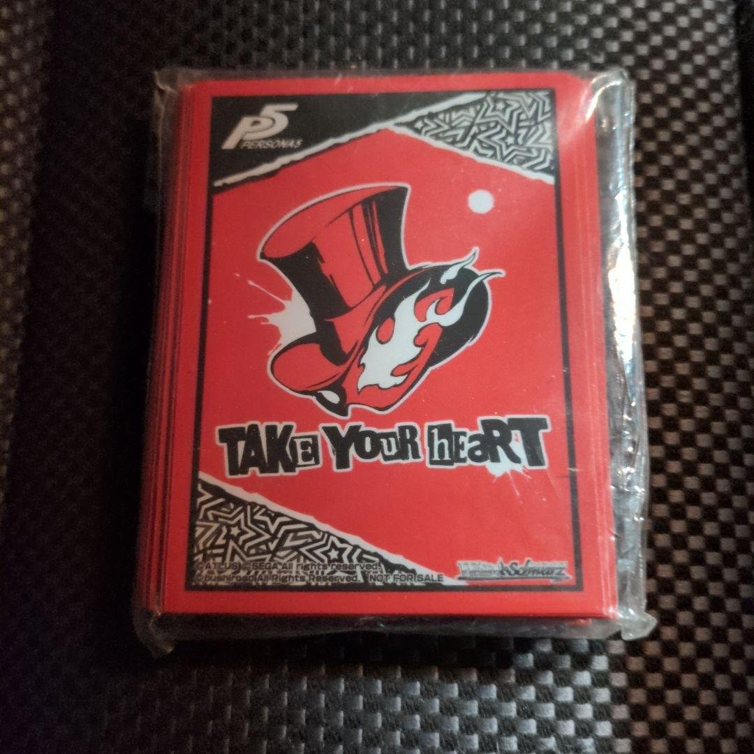 【未開封】ペルソナ5 予告状スリーブ　ヴァイスシュヴァルツ金銀キャンペーン Amazon | ヴァイスシュヴァルツ ペルソナ 5 金銀 キャンペーン 予告状