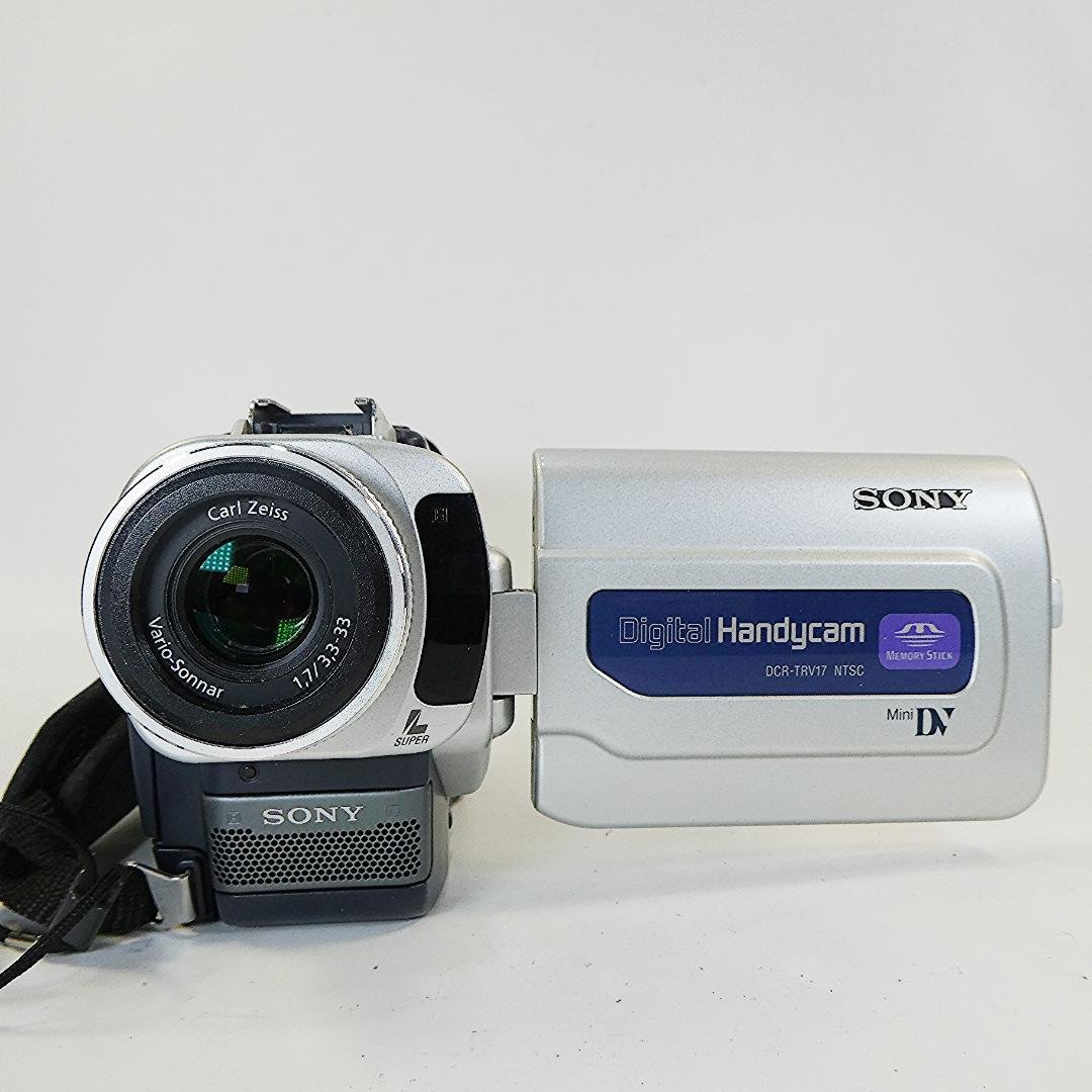 動作品ソニー DCR-TRV17 Mini DVビデオカメラDVDダビングに最適
