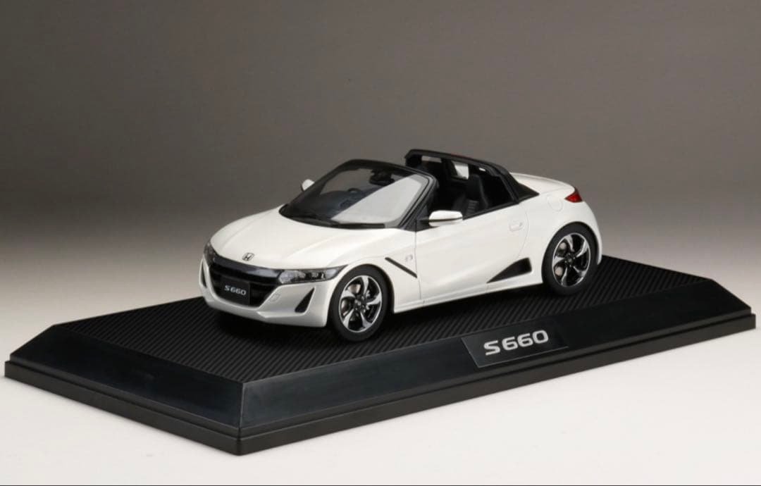 HJ 1/18 Honda S660 α（プレミアムスターホワイトパール）
